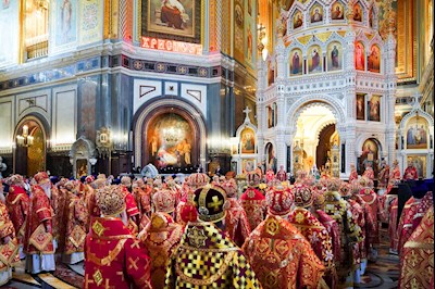 Митрополит Игнатий принял участие в Божественной литургии и торжествах в день тезоименитства Святейшего Патриарха Кирилла