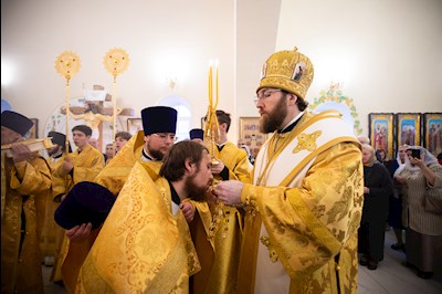 Митрополит Игнатий совершил Великое освящение храма святой блаженной Ксении Петербургской п. Красный Текстильщик и Божественную литургию в новоосвященном храме