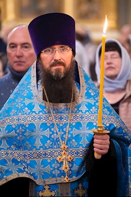 Митрополит Игнатий совершил всенощное бдение в Покровском соборе г. Саратова