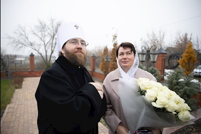 Митрополит Игнатий совершил Божественную литургию в Свято-Никольском храме с. Октябрьский Городок