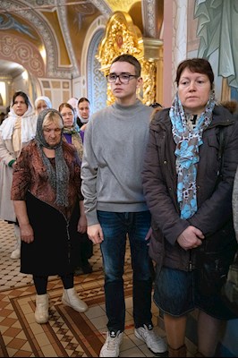 Митрополит Игнатий совершил Божественную литургию в Свято-Троицком кафедральном соборе Саратова