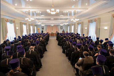 Состоялось ежегодное Епархиальное собрание духовенства