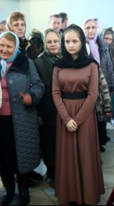 Божественная литургия в храме в честь Покрова Пресвятой Богородицы г.Петровска