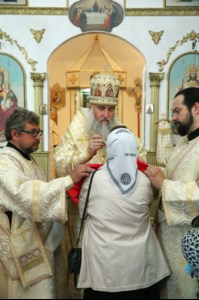 Божественная литургия в храме в честь Покрова Пресвятой Богородицы р.п. Новые Бурасы