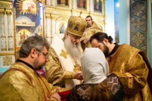 Божественная литургия в храме Сошествия Святого Духа г. Саратова