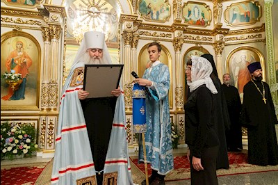 Всенощное бдение в Покровском храме г. Саратова