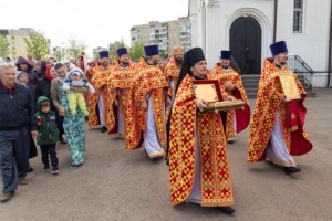 Божественная литургия в храме великомученика Георгия Победоносца г. Саратова