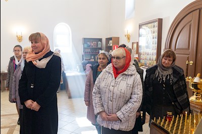 Божественная литургия в храме Воскресения Христова г. Саратова