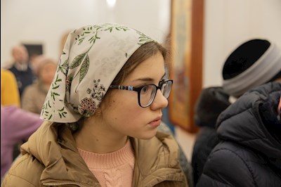 Митрополит Игнатий совершил всенощное бдение в храме святителя Тихона, епископа Воронежского, Задонского чудотворца, г. Саратова