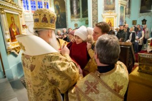 Божественная литургия в храме Сошествия Святого Духа г. Саратова