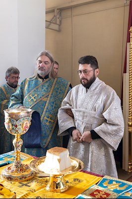 Божественная литургия в храме в честь Казанской иконы Божией Матери г. Саратова