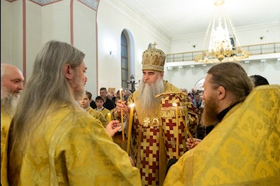 Всенощное бдение в Свято-Никольском мужском монастыре г. Саратова