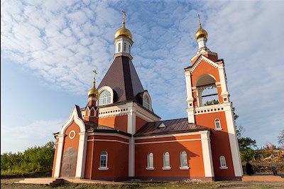 Божественная литургия в храме во имя святых благоверных князей страстотерпцев Бориса и Глеба г. Саратова
