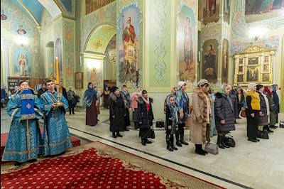 Всенощное бдение в храме Покрова Пресвятой Богородицы г. Саратова