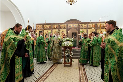 Всенощное бдение в храме преподобного Сергия Радонежского г. Саратова