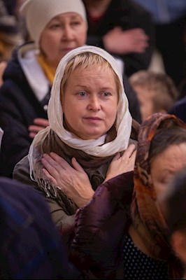 Митрополит Игнатий совершил Божественную литургию и молебен на новый год в Покровском соборе г. Саратова