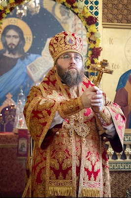Митрополит Игнатий совершил Божественную литургию в храме святых мучениц Веры, Надежды, Любови и матери их Софии поселка Светлый