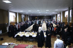 Божественная литургия в Спасо-Преображенском мужском монастыре г.Саратова