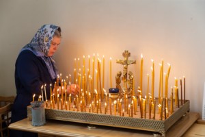 Божественная литургия в Свято-Никольском мужском монастыре г. Саратова