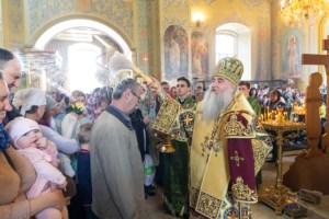 Божественная литургия в храме в честь Покрова Пресвятой Богородицы г. Саратова