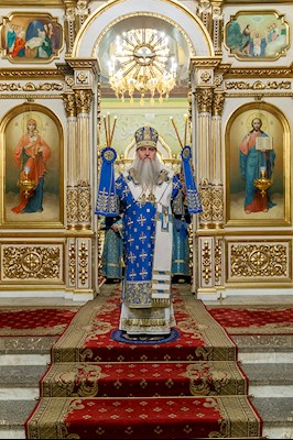 Всенощное бдение в храме Покрова Пресвятой Богородицы г. Саратова