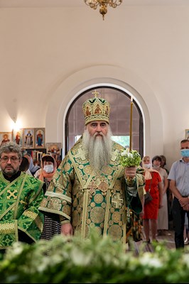 Всенощное бдение в храме преподобного Сергия Радонежского г. Саратова