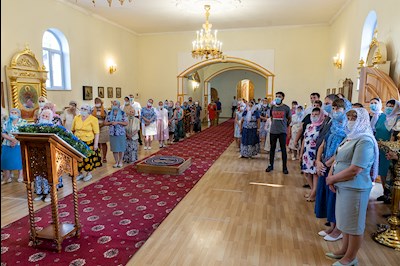 Всенощное бдение в храме в честь Казанской иконы Божией Матери р.п. Татищево