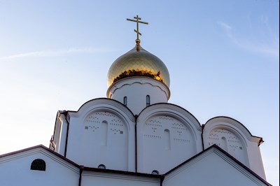 Божественная литургия в храме святителя Тихона, Епископа Воронежского, Задонского чудотворца г. Саратова