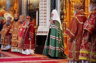 Митрополит Игнатий принял участие в Божественной литургии и торжествах в день тезоименитства Святейшего Патриарха Кирилла