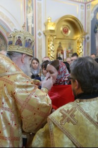 Великое освящение верхнего храма во имя Святой Живоначальной Троицы Свято-Троицкого кафедрального собора города Саратова