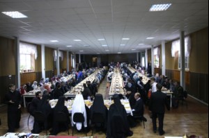 Божественная литургия в Спасо-Преображенском мужском монастыре г.Саратова