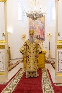 Великое освящение храма во имя святителя Спиридона Тримифунтского г. Саратова и первая Божественная литургия в новоосвященном храме