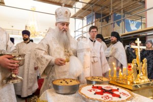 Божественная литургия в Свято-Никольском мужском монастыре г. Саратова