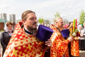 Божественная литургия в храме великомученика Георгия Победоносца г. Саратова