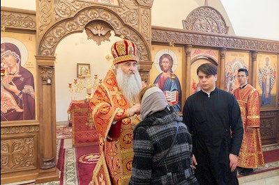 Божественная литургия в храме Воскресения Христова г. Саратова