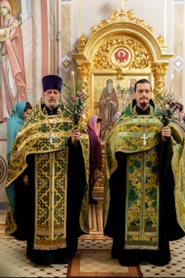 Всенощное бдение в Свято-Троицком кафедральном соборе г. Саратова