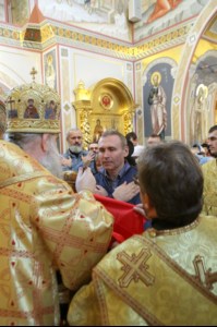 Великое освящение верхнего храма во имя Святой Живоначальной Троицы Свято-Троицкого кафедрального собора города Саратова
