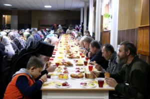 Божественная литургия в Спасо-Преображенском мужском монастыре г.Саратова