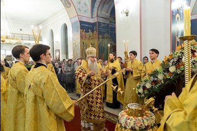 Всенощное бдение в Свято-Никольском мужском монастыре г. Саратова