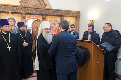 Божественная литургия в храме Воскресения Христова г. Саратова
