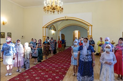 Всенощное бдение в храме в честь Казанской иконы Божией Матери р.п. Татищево