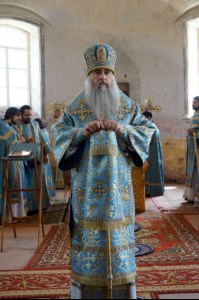 Божественная литургия в храме в честь Покрова Пресвятой Богородицы села Сокур Татищевского района