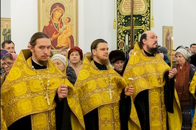 Всенощное бдение в храме святителя Спиридона Тримифунтского г. Саратова