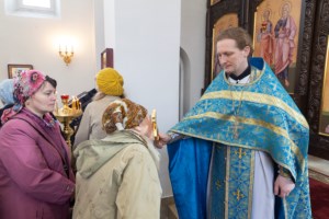 Божественная литургия в храме в честь иконы Божией Матери «Всех скорбящих Радость» г. Саратова