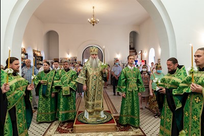 Всенощное бдение в храме преподобного Сергия Радонежского г. Саратова
