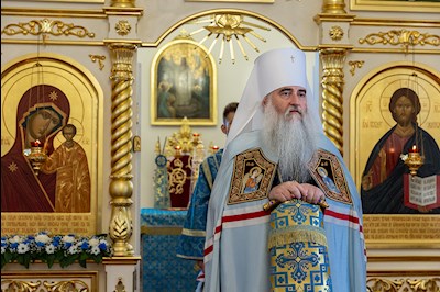 Всенощное бдение в храме в честь Казанской иконы Божией Матери р.п. Татищево