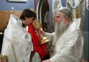 Рождественская Божественная литургия в Свято-Троицком кафедральном соборе Саратова