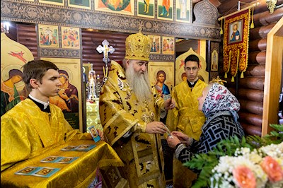 Великое освящение храма Казанской иконы Божией Матери г. Вольска и Божественная литургия в новоосвященном храме