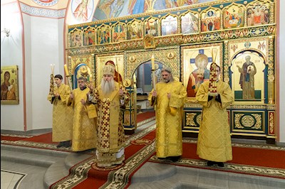 Всенощное бдение в Свято-Никольском мужском монастыре г. Саратова
