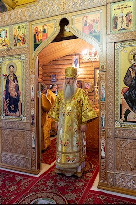 Митрополит Лонгин совершил Великое освящение храма Преображения Господня р.п. Соколовый